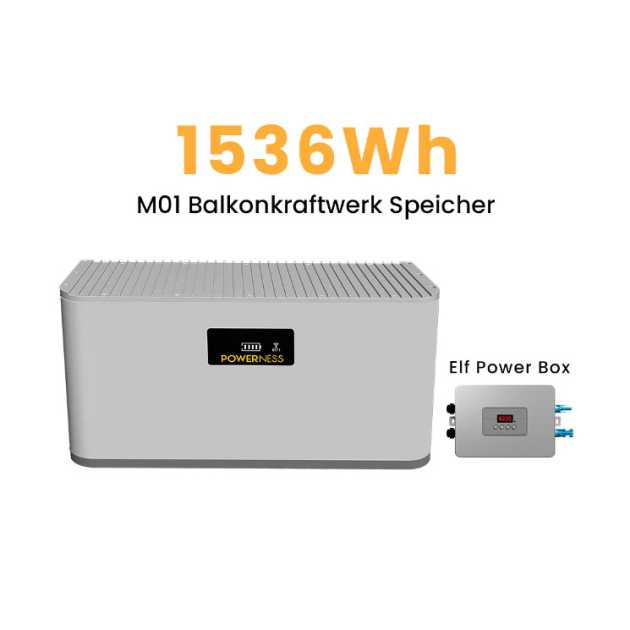 M01 Balkonkraftwerk Speicher 1526Wh ab 679 €