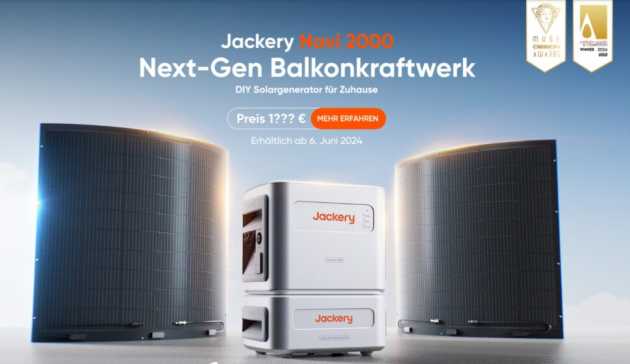 Jackery Navi 2000: Alleskönner-Balkonkraftwerk-Speicher