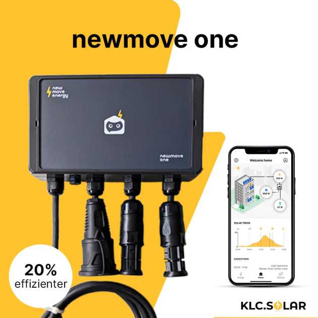 NewMove One – dein Smartes Balkonkraftwerk kann mehr. Ab 379 €