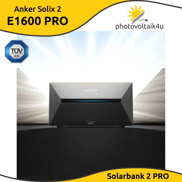 Anker Solarbank 2 E1600 PRO inkl. Smart Meter ab 1.099,00 €