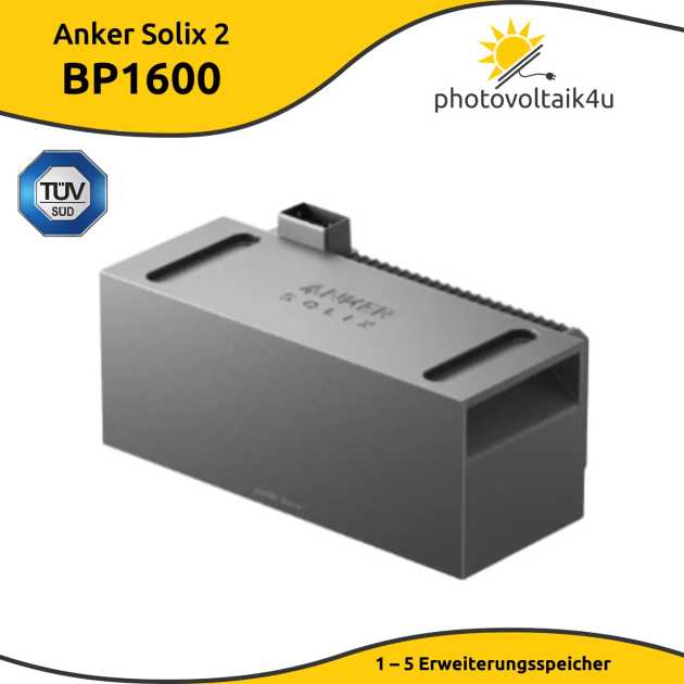 Anker SOLIX BP1600 Erweiterungsbatterie ab 699 € 